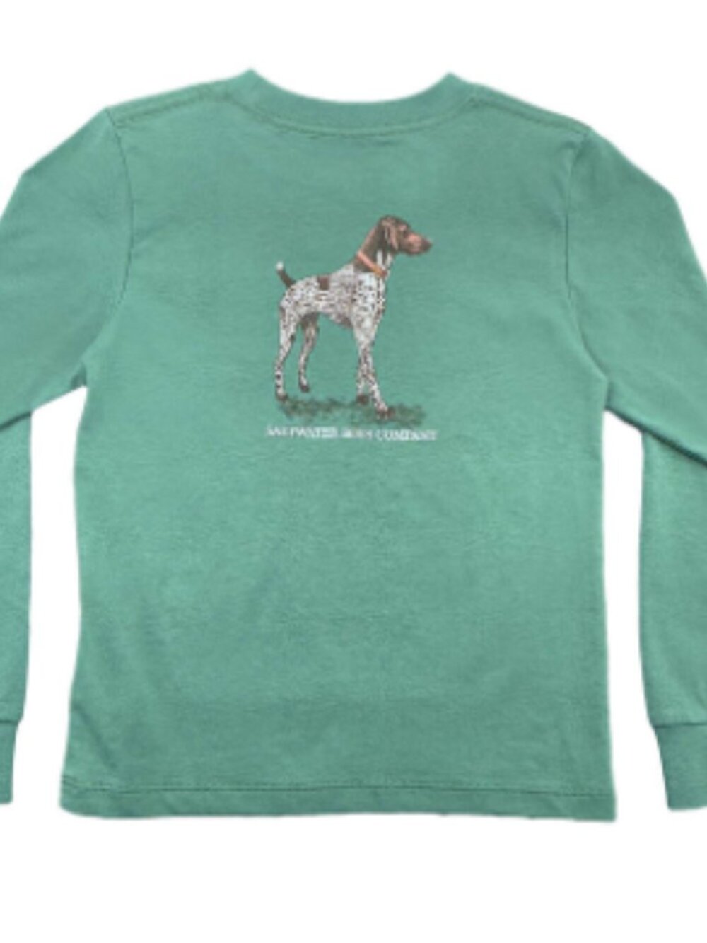 Saltwater Boys - Pointer Graphic LS Tee (Green)